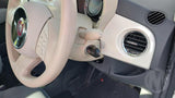 2015 FIAT 500 BUMPER BAR, W/ PARK SENSOR TYPE, COLOUR CODED MOULD TYPE, 03/08-09/15 71777639 REAR BUMPER