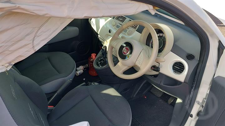 2015 FIAT 500 STEERING WHEEL, 03/08- 735452882 RIGHT AIRBAG