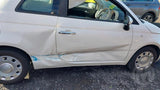 2015 FIAT 500 BUMPER BAR, W/ PARK SENSOR TYPE, COLOUR CODED MOULD TYPE, 03/08-09/15 71777639 REAR BUMPER