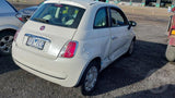 2015 FIAT 500 BUMPER BAR, W/ PARK SENSOR TYPE, COLOUR CODED MOULD TYPE, 03/08-09/15 71777639 REAR BUMPER