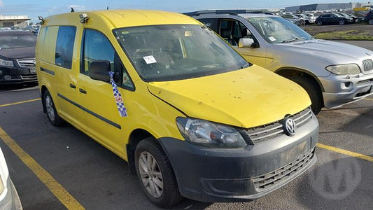 2012 VOLKSWAGEN CADDY 2K, LWB VAN/WAGON, W/ WINDOW TYPE, 12/04-06/15 2K3843107A LEFT REAR DOOR