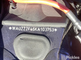2019 AUDI A4 LEATHER, B9 8W, S-LINE TYPE, 10/15-11/20 8W0419091DH STEERING WHEEL