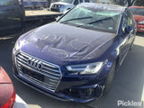 2019 AUDI A4 B9 8W, 10/15- 8W0845201 LEFT FRONT DOOR WINDOW