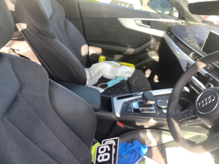 2019 AUDI A4 LEFT FRONT DOOR LOCK, B9, 10/15- 8X2837015C DOOR BOOT GATE LOCK
