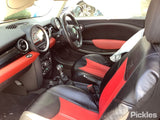 2011 MINI COOPER LEATHER, R55/R56/R57, BLACK SPOKE, NON PADDLE SHIFT TYPE, 03/07-05/15 32306794624 STEERING WHEEL