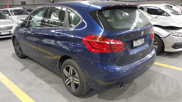 2015 BMW 2 SERIES F45, ACTIVE TOURER, NON M SPORT, W/ PARK SENSOR, SINGLE EXHAUST TYPE, 11/14-02/18 51122574884 REAR BUMPER