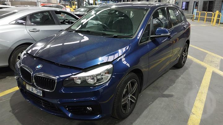 2015 BMW 2 SERIES F45, ACTIVE TOURER, NON M SPORT, W/ PARK SENSOR, SINGLE EXHAUST TYPE, 11/14-02/18 51122574884 REAR BUMPER