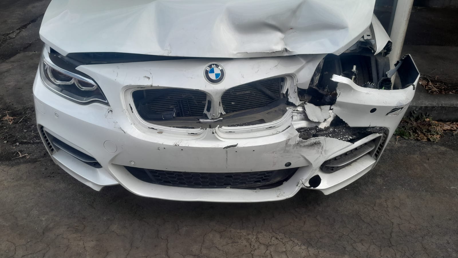 2016 BMW 2 SERIES F22/F23, COUPE/CABRIO, M SPORT, W/ PARK SENSOR TYPE, 01/14-07/21  REAR BUMPER