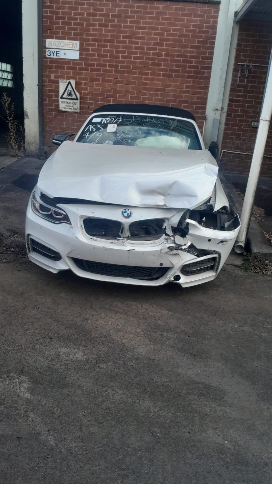 2016 BMW 2 SERIES F22/F23, RH SIDE, 11/13-07/21  SUNVISOR
