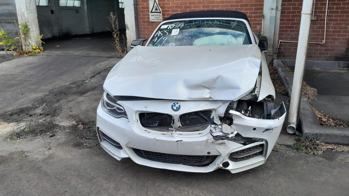 2016 BMW 2 SERIES F22/F23, COUPE/CABRIO, W/ H/LAMP WASHER TYPE, 01/14-07/21  WASHER BOTTLE
