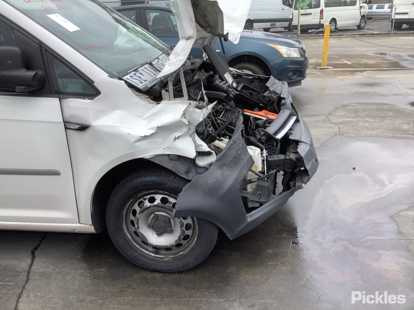 2017 VOLKSWAGEN CADDY 2KN, POWER, 12/15-02/21 2K5837461 LEFT FRONT WINDOW REG MOTOR