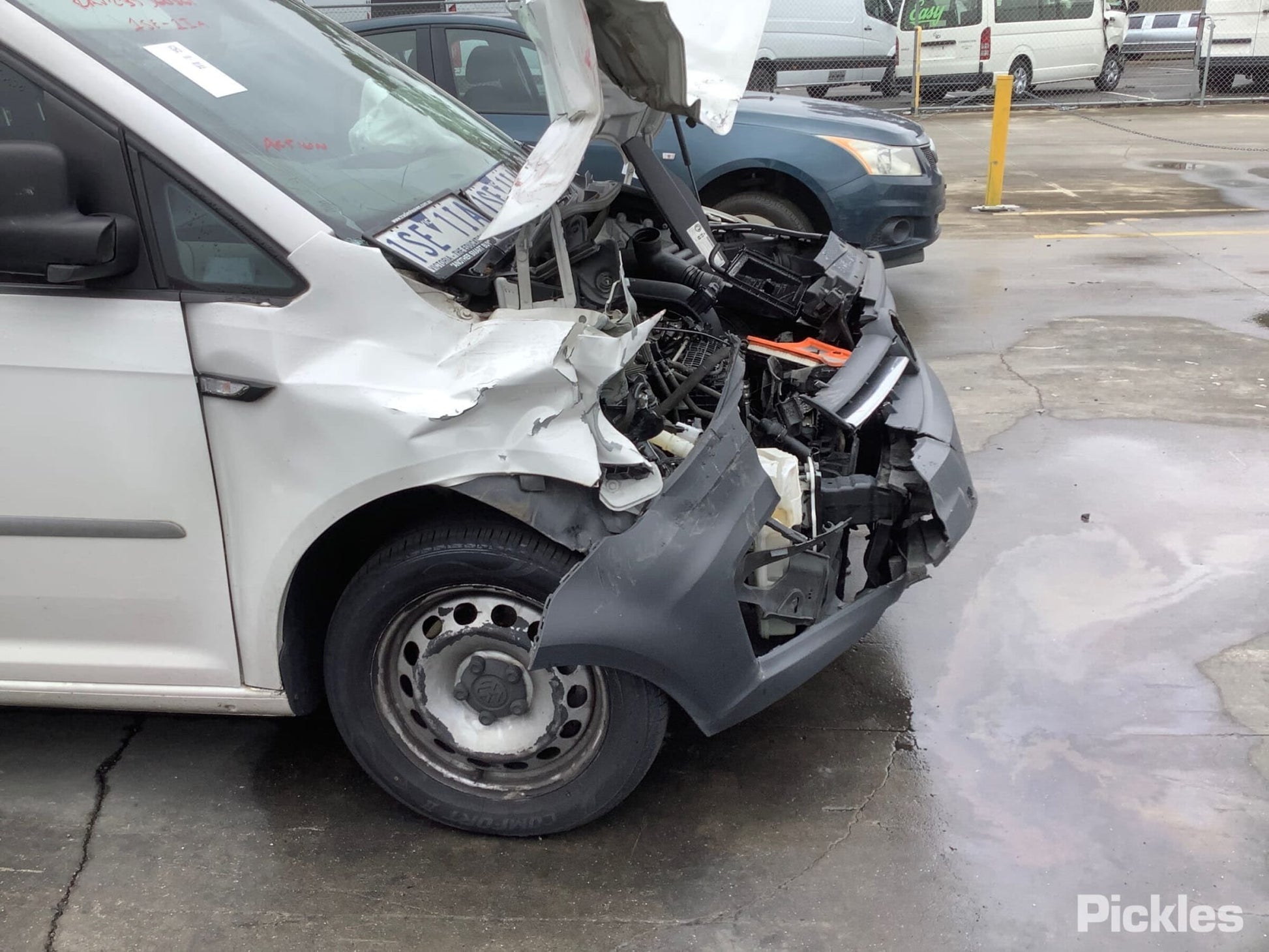 2017 VOLKSWAGEN CADDY 2KN, POWER, 12/15-02/21 2K5837462 RIGHT FRONT WINDOW REG MOTOR