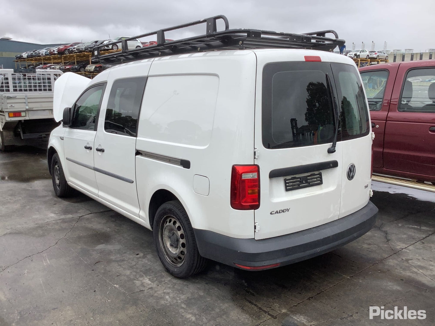 2017 VOLKSWAGEN CADDY LEFT REAR DOOR LOCK, 2KN, 07/15-02/21 7E0843767B DOOR BOOT GATE LOCK