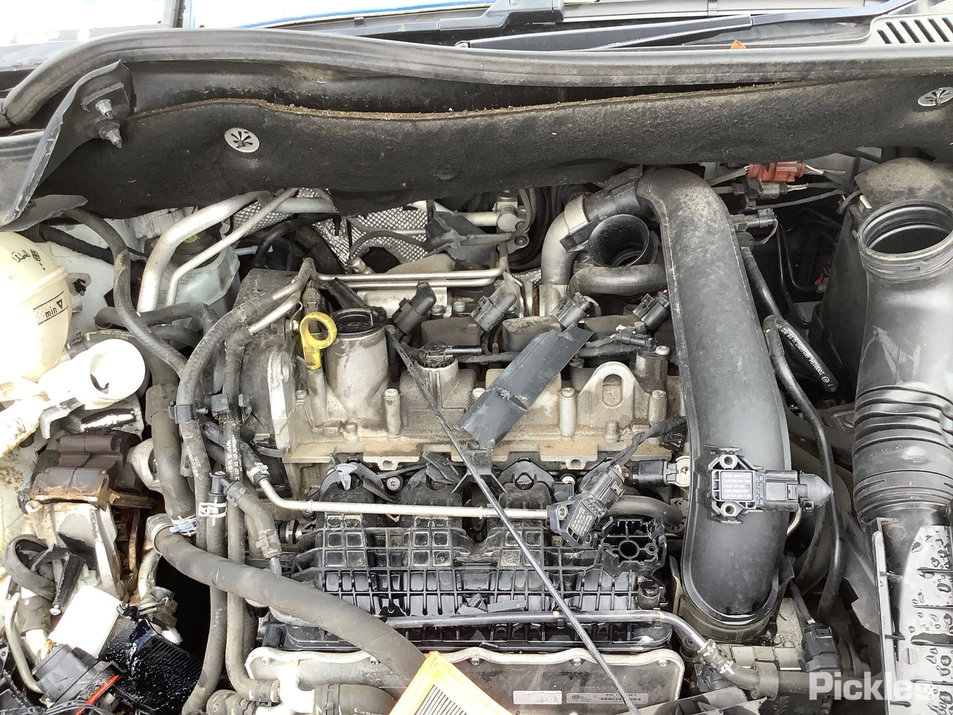 2017 VOLKSWAGEN CADDY 2KN, POWER, 12/15-02/21 2K5837462 RIGHT FRONT WINDOW REG MOTOR