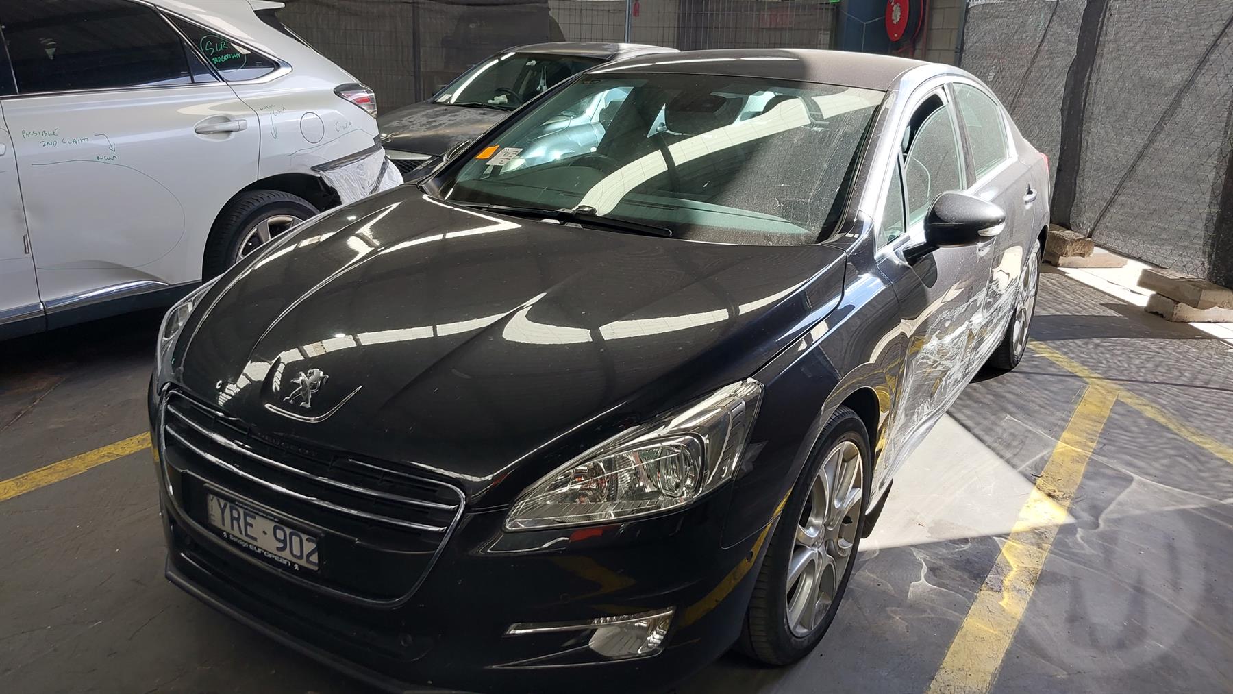 2012 PEUGEOT 508 W2, 07/11-12/17 9677683980 RIGHT FRONT DOOR