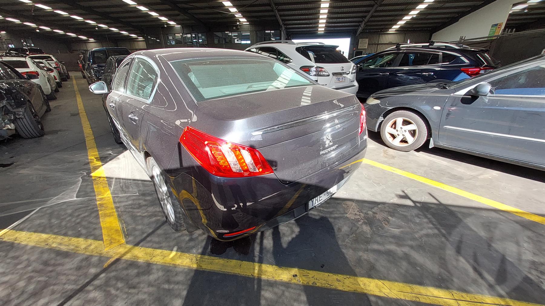 2012 PEUGEOT 508 07/11-12/17 9221GY LEFT FRONT WINDOW REG MOTOR