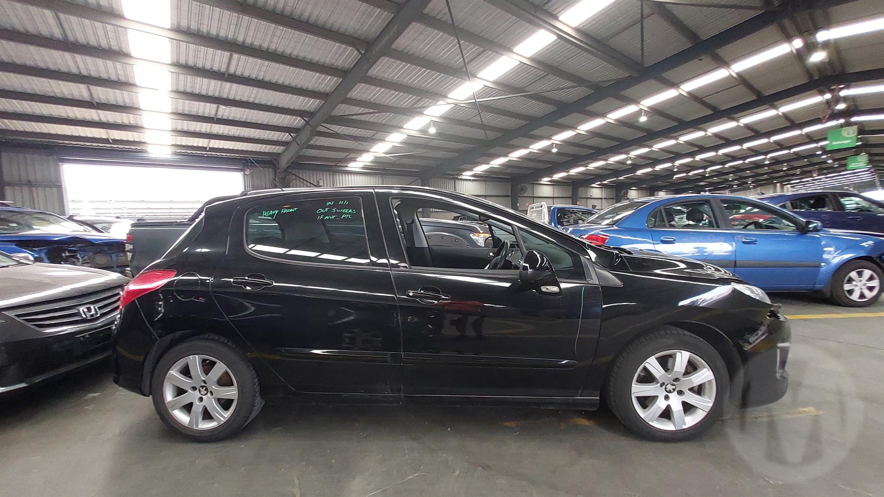2012 PEUGEOT 308 LEFT REAR DOOR LOCK, T7, HATCH/WAGON, 09/07-12/13 9137V3 DOOR BOOT GATE LOCK