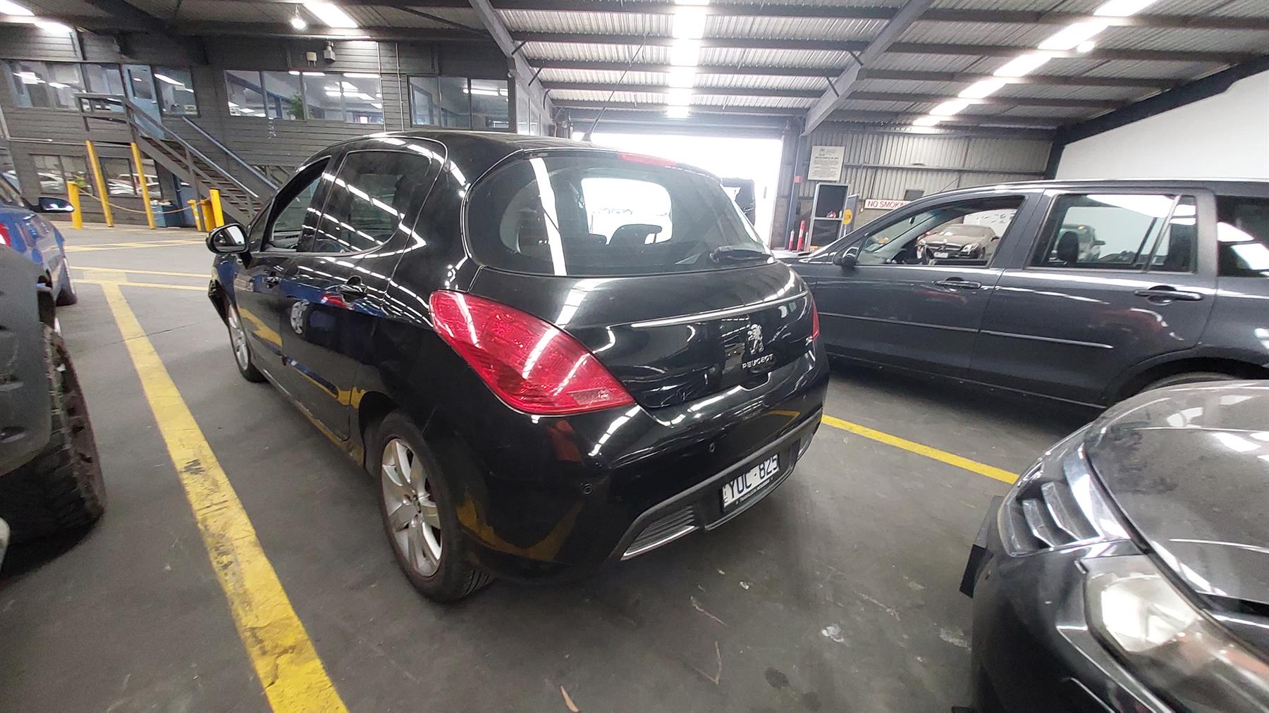 2012 PEUGEOT 308 UNDER DASH FUSE BOX, T7, 09/07-09/14  FUSE BOX