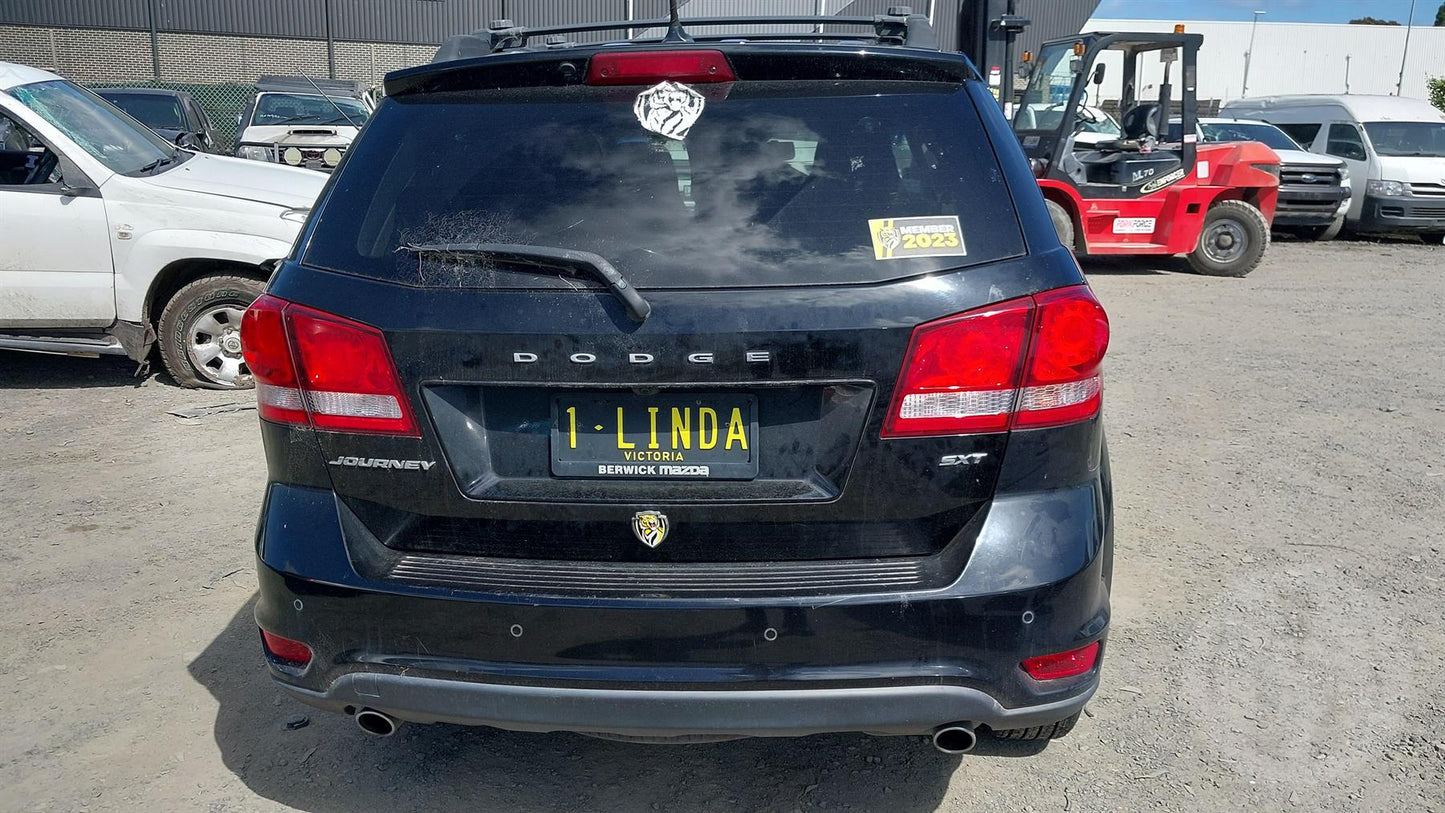2014 DODGE JOURNEY JC, 02/13-12/16 68067472AB RIGHT REAR DOOR SLIDING