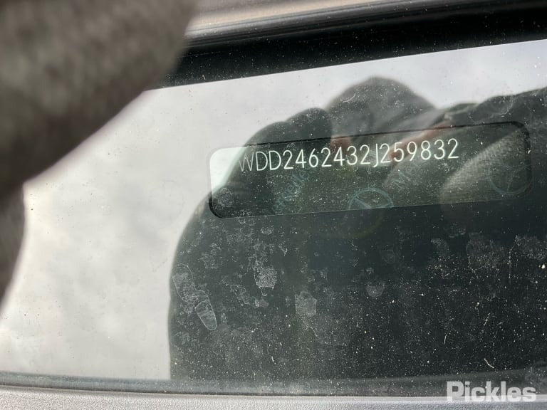 2014 MERCEDES B CLASS W246, 12/11-02/19 A2467350400 RIGHT REAR DOOR WINDOW