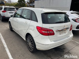 2014 MERCEDES B CLASS RH REAR, SEAT BELT ONLY, W246, 12/11-01/15 A2468602885 SEAT BELT STALK
