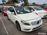 2014 MERCEDES B CLASS LH REAR, SEAT BELT ONLY, W246, 12/11-01/15 A2468602785 SEAT BELT STALK