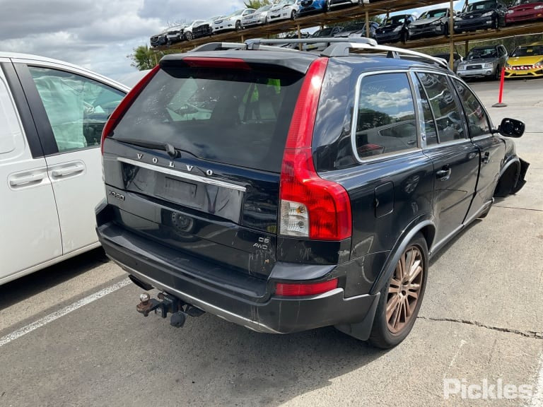 2010 VOLVO XC90 RH FRONT, BLACK, LEATHER, 07/03-12/14  DOOR TRIM