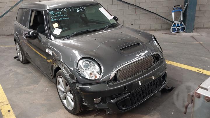 2014 MINI COOPER RH FRONT, SEAT BELT ONLY, WAGON, R55, 03/08-05/14  SEAT BELT STALK
