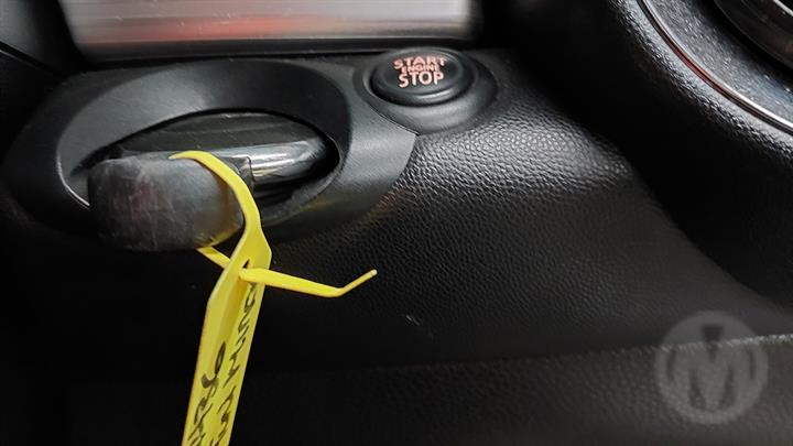 2014 MINI COOPER RH FRONT, SEAT BELT ONLY, WAGON, R55, 03/08-05/14  SEAT BELT STALK