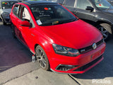 2016 VOLKSWAGEN POLO 6R, 5DR HATCH, 05/14-09/17 6R0845201A LEFT FRONT DOOR WINDOW