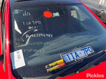 2016 VOLKSWAGEN POLO 6R, 05/10-09/17 6R6845205B LEFT REAR DOOR WINDOW