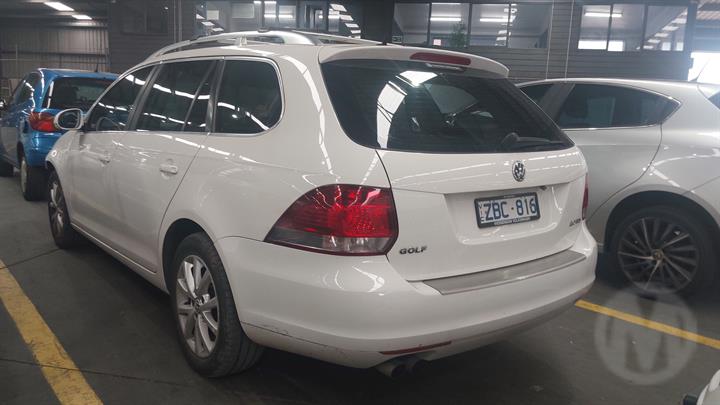 2012 VOLKSWAGEN GOLF LEFT FRONT DOOR LOCK, GEN 6, WAGON, 09/09-01/13 3D2 837 015 K DOOR BOOT GATE LOCK