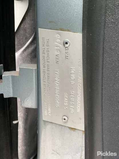 2013 VOLVO XC60 DOOR REG ASSY (REG AND MOTOR), DZ, 02/09-04/17 LH REG AND MOTOR LEFT FRONT WINDOW REG MOTOR