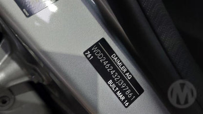 2016 MERCEDES B CLASS W246, 12/11-02/19 A2467350110 LEFT REAR DOOR WINDOW