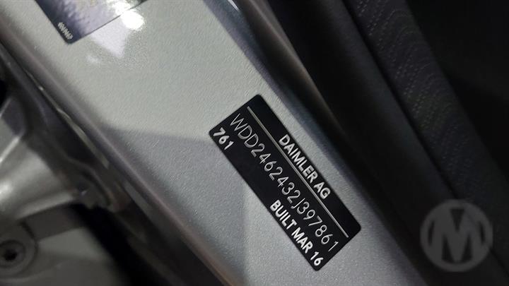 2016 MERCEDES B CLASS W246, 12/11-02/19  LEFT REAR DOOR SLIDING