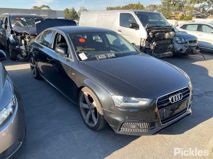 2014 AUDI A4 RADIATOR GRILLE, B8 8K (A4), S-LINE, BLACK, 07/12-01/16 8K0853651F GRILLE