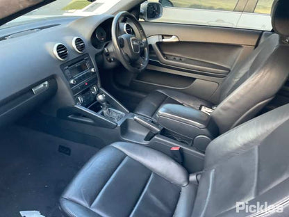 2012 AUDI A3 8P, RH SIDE, CABRIO, 07/08-04/13 8P7857552A SUNVISOR