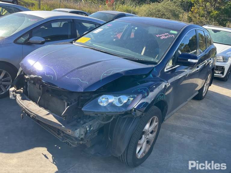 2011 MAZDA CX7 ER, W/ PARKING SENSORS TYPE, 06/09-02/12  REAR BUMPER