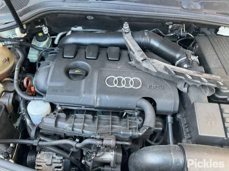 2010 AUDI A3 RH FRONT, SEAT BELT ONLY, 2DR CABRIO, BLACK, 8P, 07/08-04/13  SEAT BELT STALK