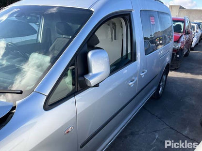 2011 VOLKSWAGEN CADDY 2K, POWER, COLOUR CODED, 12/04-06/15 2K6857508Q RIGHT DOOR MIRROR