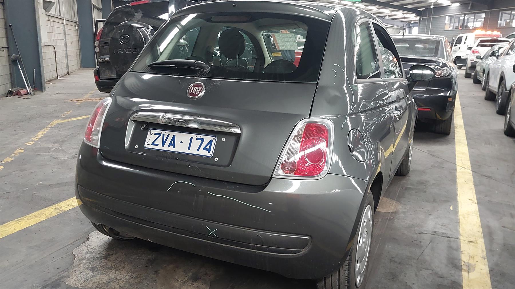 2013 FIAT 500 UPPER REINFORCEMENT, NON 500E, 03/08- 51938177/52118032 F BAR REINFORC BRACK