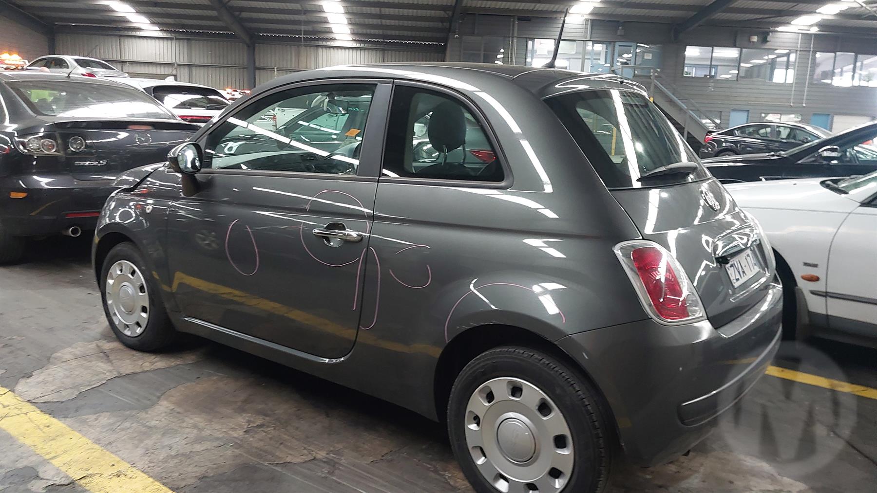 2013 FIAT 500 HATCH/CABRIO, NON 500E, 03/08- 51779920 LEFT FRONT DOOR