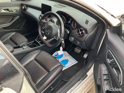 2017 MERCEDES CLA CLASS RH FRONT, SEAT BELT ONLY, C117/X117, 09/13-01/19 A1768602085 SEAT BELT STALK