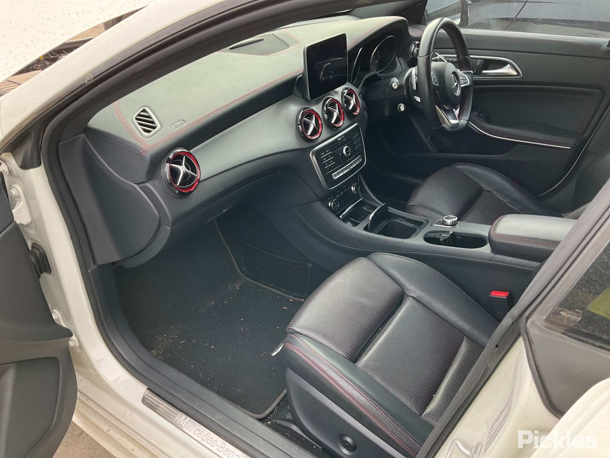 2017 MERCEDES CLA CLASS C117, DUAL ZONE CLIMATE CONTROL TYPE, 10/13-02/19 A2469008415 HEATER AC CONTROLS