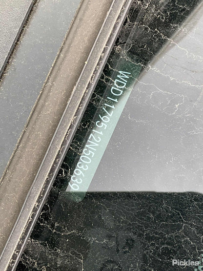 2017 MERCEDES CLA CLASS C117, RH SIDE, 09/13-02/19 A1768101600 SUNVISOR