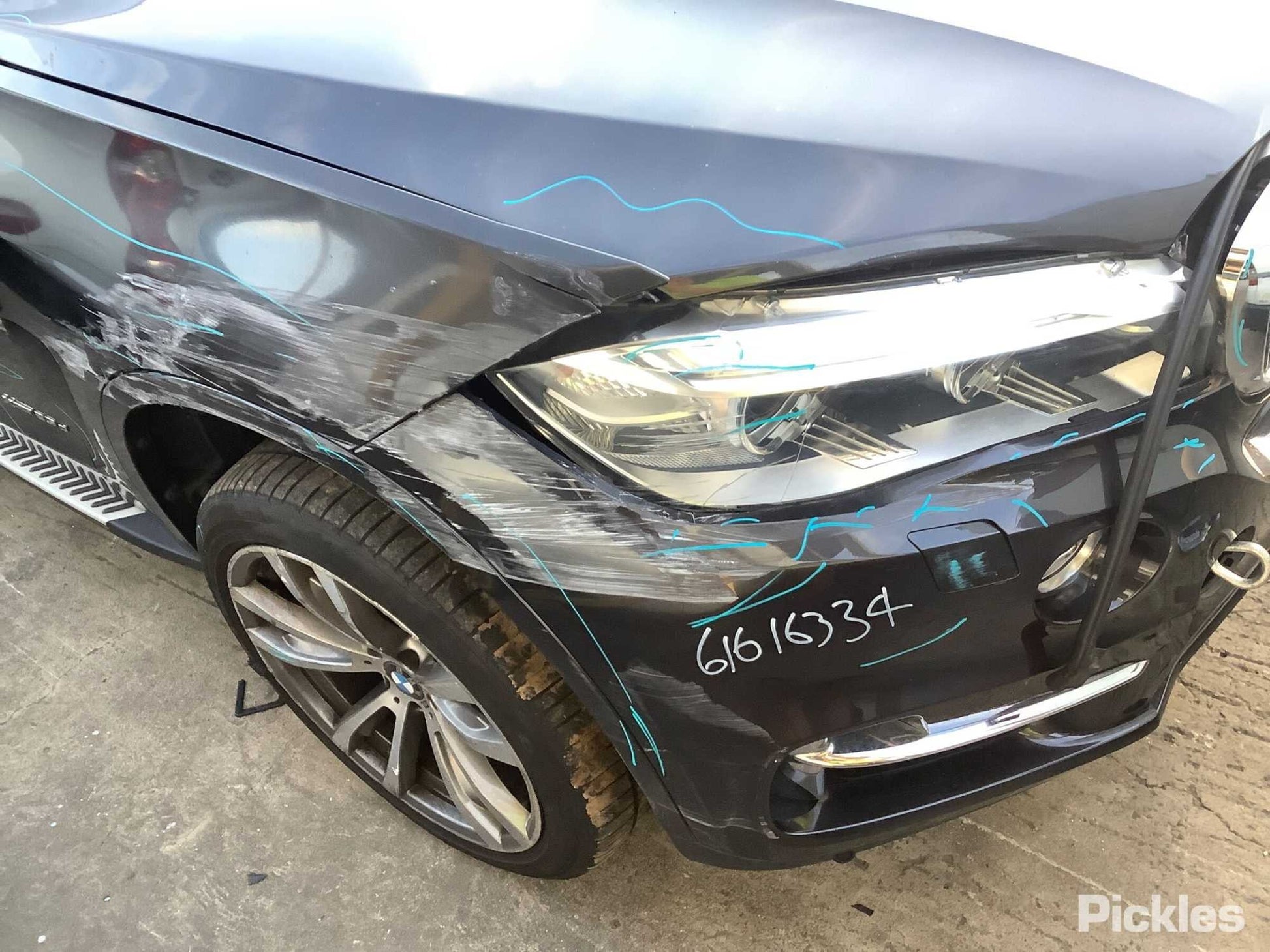 2014 BMW X5 F15, 09/13-07/18 51357470626 RIGHT REAR DOOR WINDOW
