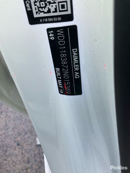 2019 MERCEDES CLA CLASS C118, RIGHT FRONT DOOR LOCK, 02/19- A0997202202 DOOR BOOT GATE LOCK