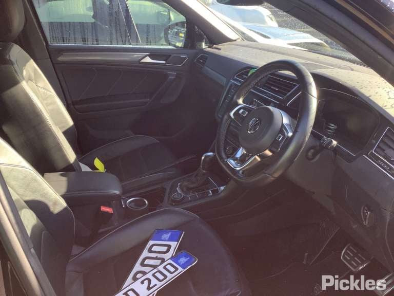 2019 VOLKSWAGEN TIGUAN 5NA, DARK TINT TYPE, 06/16- 5NA845026A RIGHT REAR DOOR WINDOW