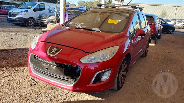 2011 PEUGEOT 308 T7, NON TEMP SENSOR TYPE, 09/07-01/14 1323AJ OVERFLOW BOTTLE