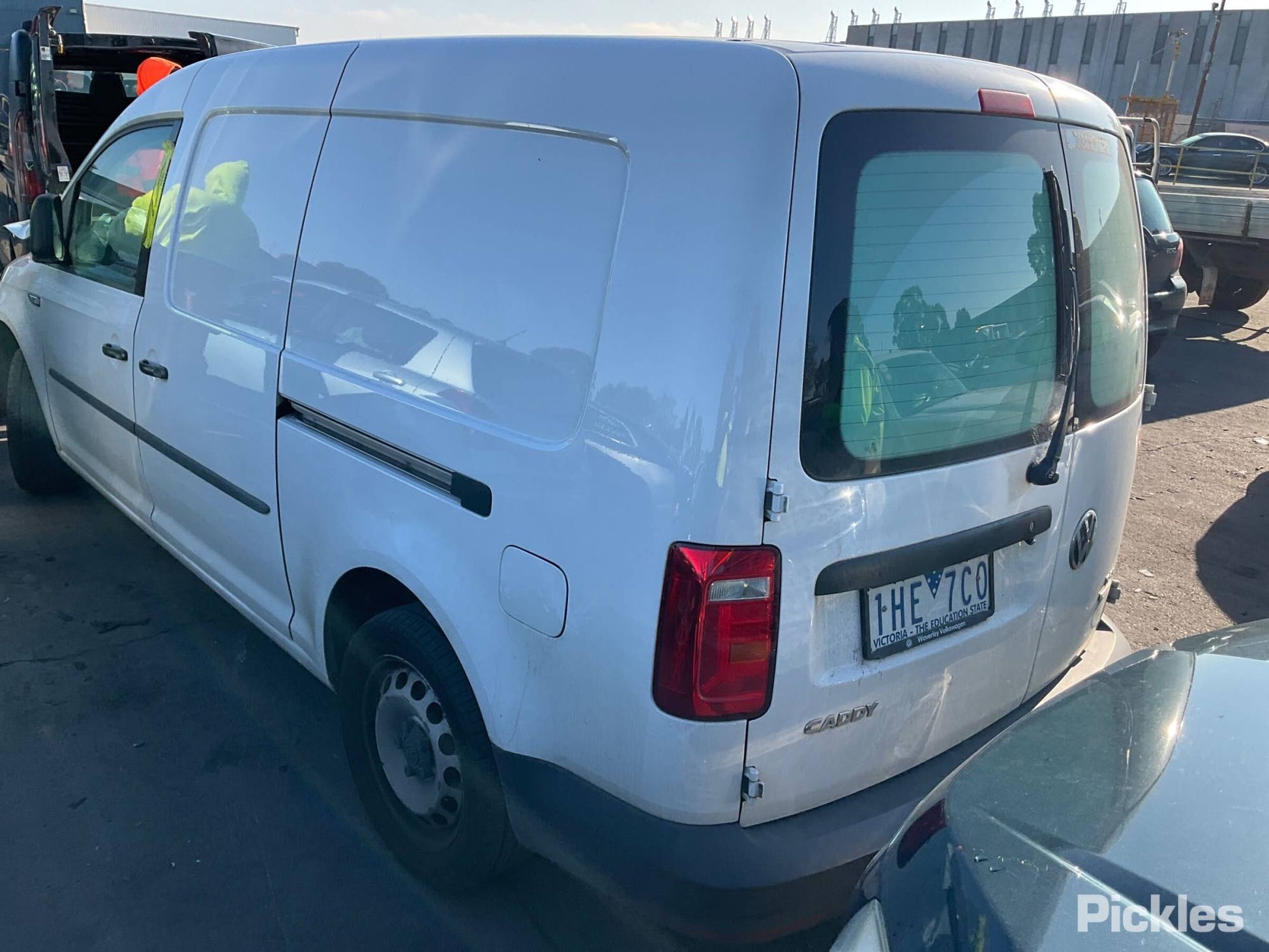 2016 VOLKSWAGEN CADDY 2KN, VAN, 07/15-02/21 2K5807417C REAR BUMPER